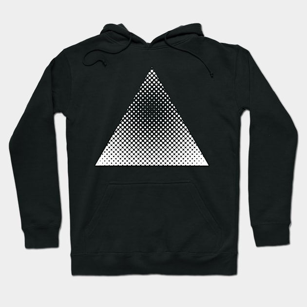 raster triangle Hoodie by lkn